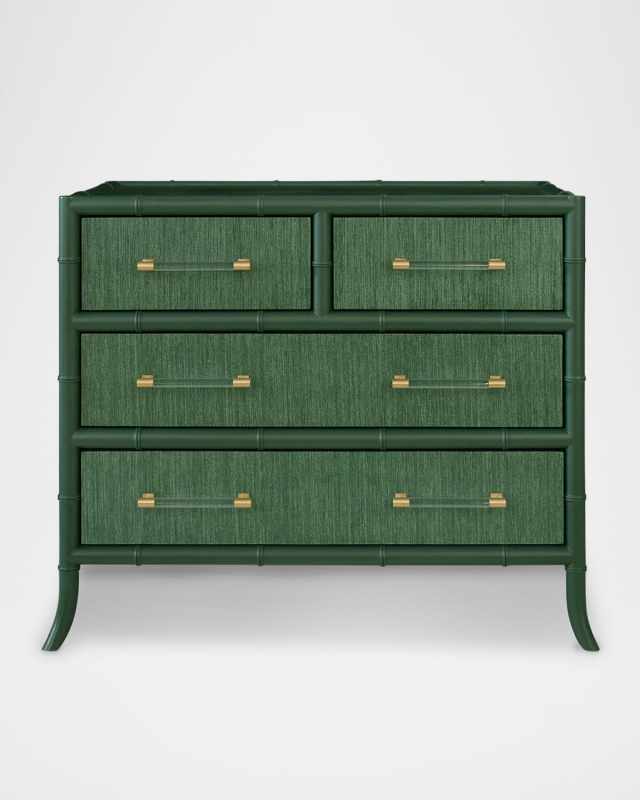 Beckett 4-Drawer Chest, Green